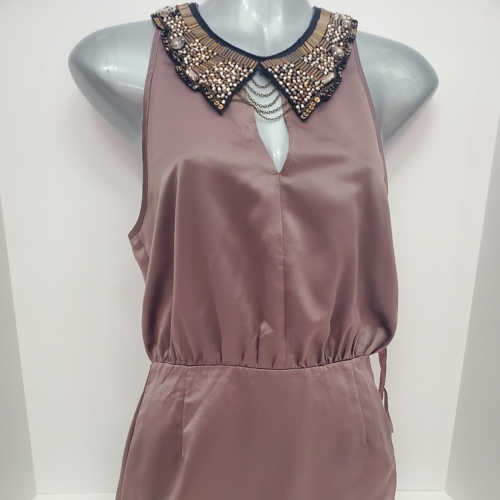 Clubbing dress. With rhinestones and detail